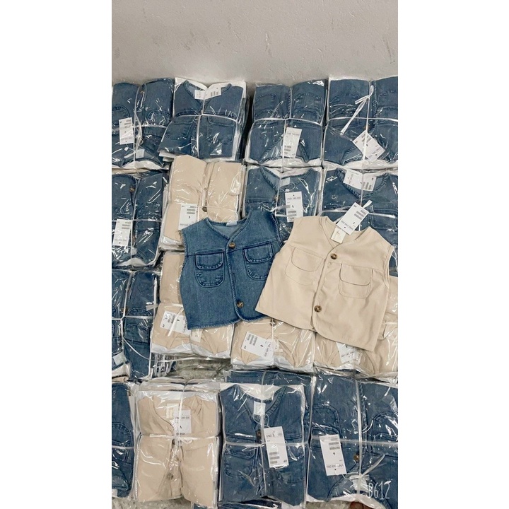 BÁN SỈ - COMBO 2 ÁO BÒ GILE XANH BE CHO BÉ TRAI BT163