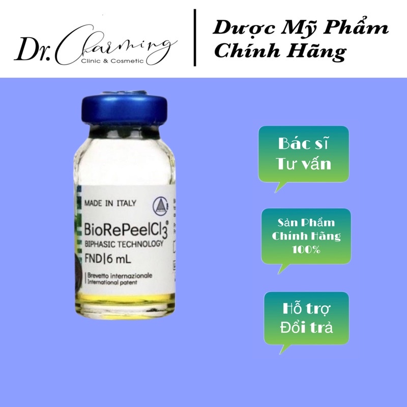 (Có chiết) Tinh Chất Peel Căng Bóng Giảm Mụn BioRePeel Cl3