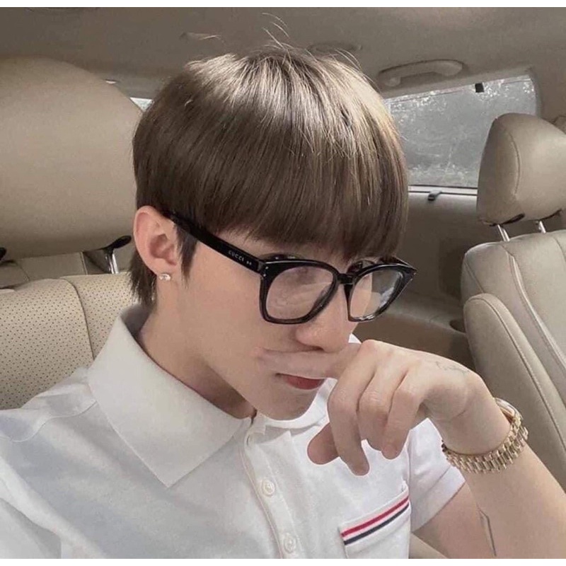 Gọng kính GUCCI Sơn Tùng hot trend,gọng thời trang nam nữ phong cách ITALY phù hợp lắp cận,đeo giả cận đi chơi,chụp ảnh