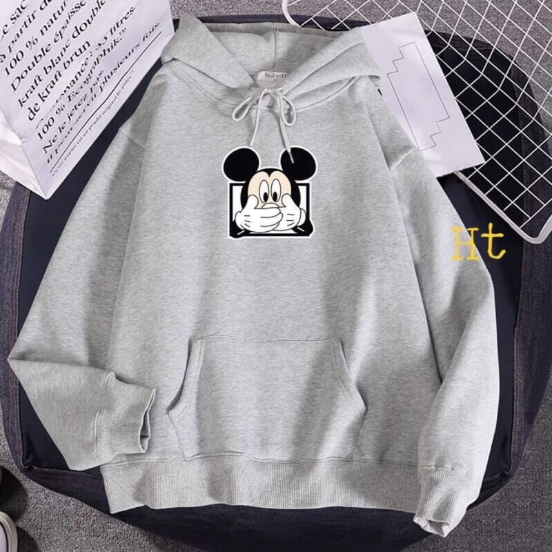 [SLC] [Free ship 50k] ❤️❤️❤️- Áo hoodie 3D mich ki che tay -Vải xịn