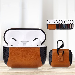 Bao da bảo vệ tai nghe Airpods Pro / Airpods 3 - phối da