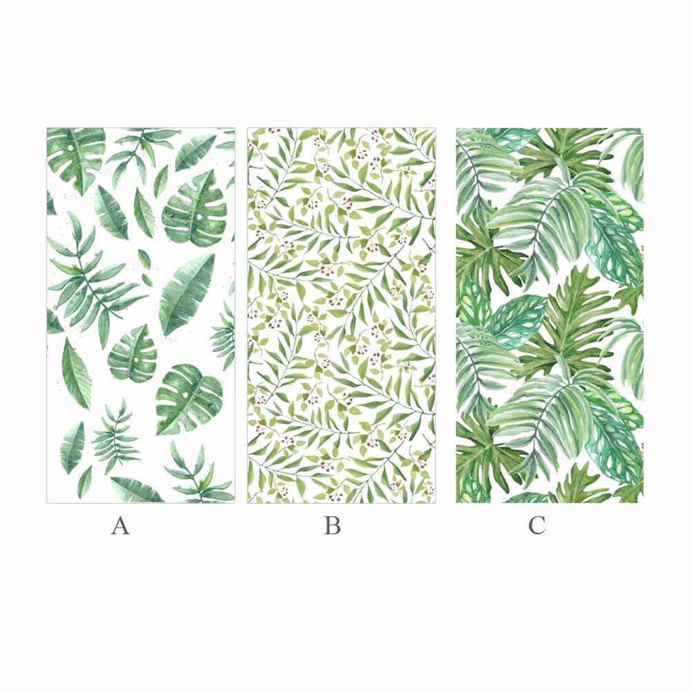 Miếng Dán Mờ Hình Lá Cây Tự Dính Bảo Vệ Sự Riêng Tư Cho Cửa Kính Phòng Tắm / Phòng Khách