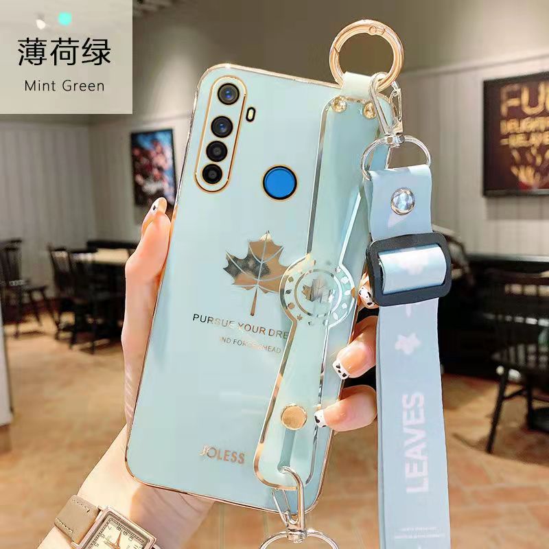 Ốp Điện Thoại Sang Trọng Có Dây Đeo Cho Realme C11 C12 C15 C17 C21Y C25Y C20 C11 2021 C35