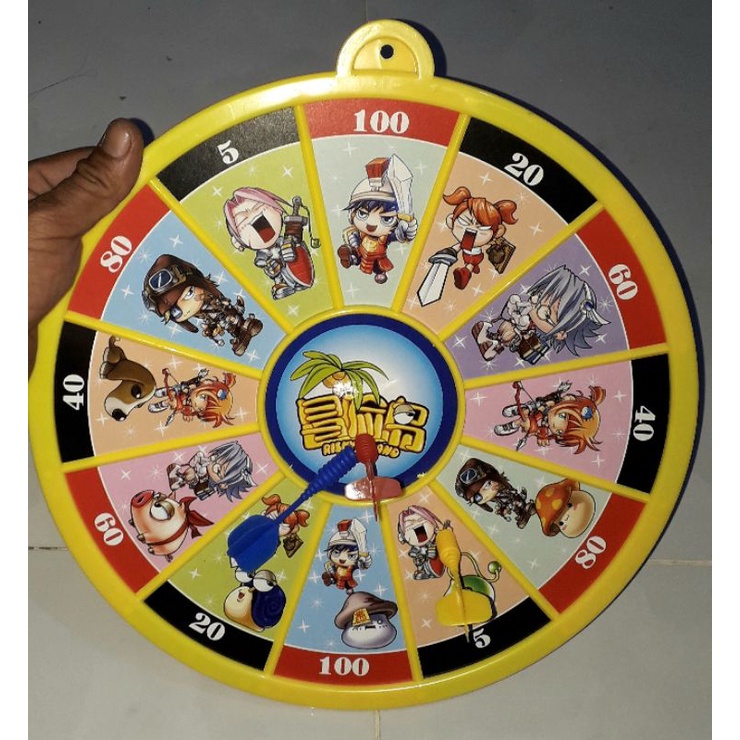 Bộ trò chơi phi tiêu nam châm bằng nhựa có đường kính 30cm