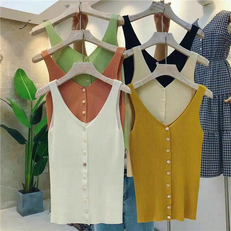 Áo nữ không tay kiểu Cardigan thời trang quyến rũ | BigBuy360 - bigbuy360.vn