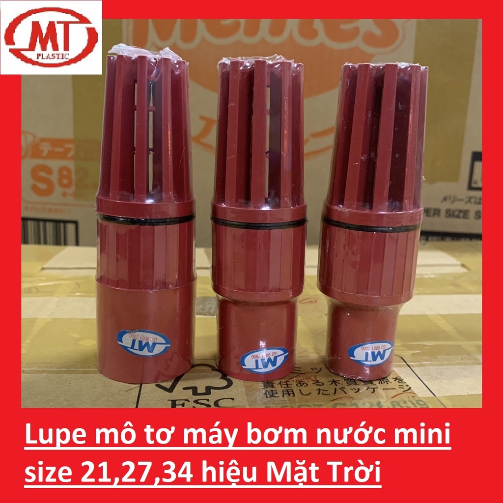 Lupe PVC nhựa 21,27,34 nhí (lupe nhí) hiệu Mặt Trời