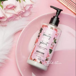 Sữa tắm và Sữa dưỡng thể trắng da Love Beauty And Planet Majestic Glow