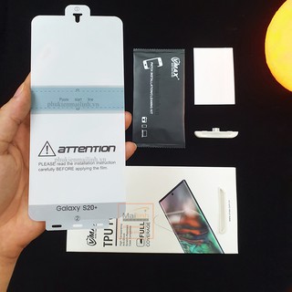 Miếng dán Note 10 Plus, S20 Ultra, S20 Plus, Note 20 Ultra, Note 10 chính hãng Vmax