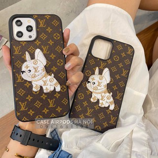 Ốp Lưng IPhone - Ốp iPhone LV Chó Pug Cao Cấp