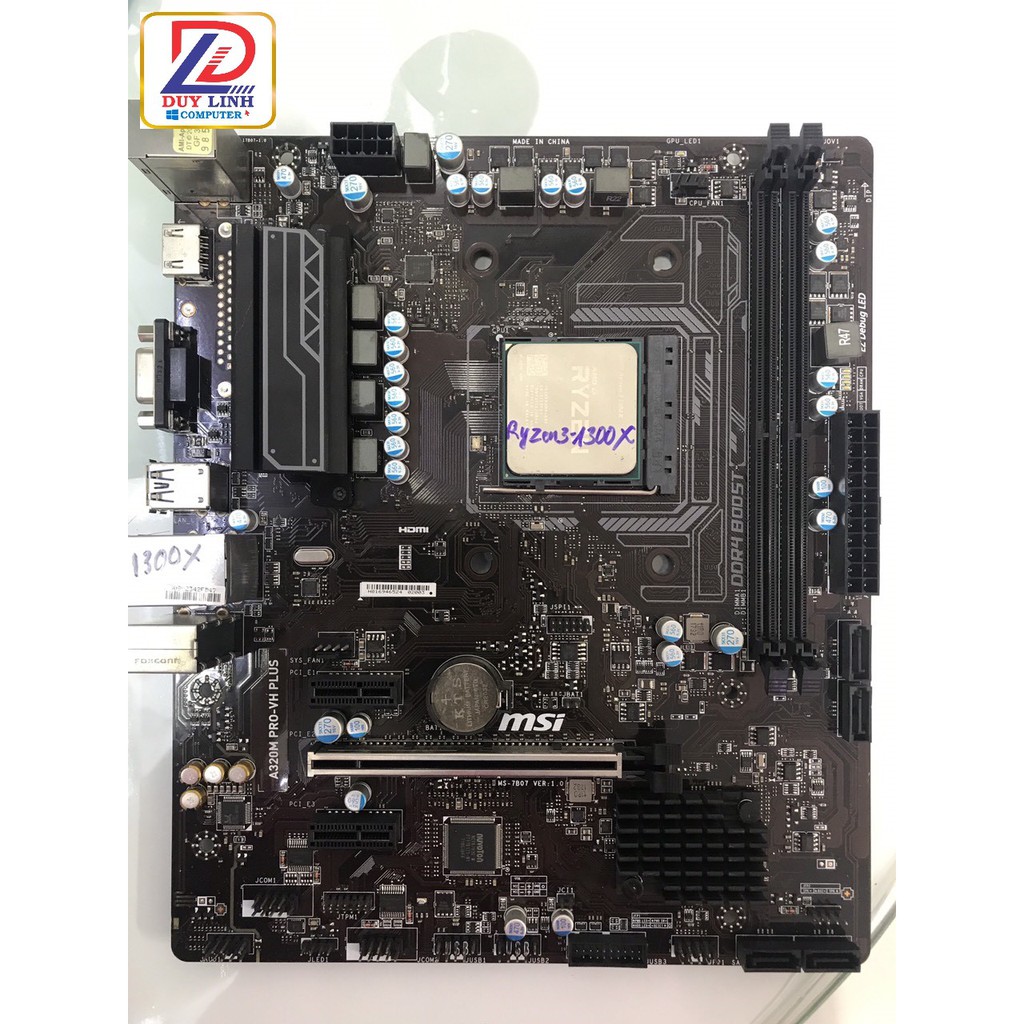 [Mã ELHAMS5 giảm 6% đơn 300K] Combo Main MSI,ASUS A320M vs CPU AMD Ryzen 3 2200G