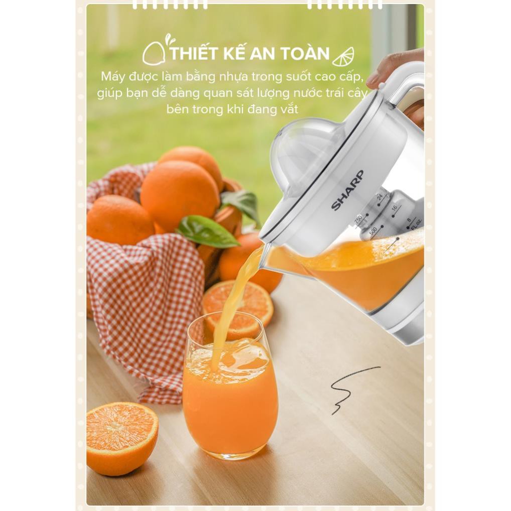 Máy Vắt Cam Sharp EJ-J407-WH 40W - Chính hãng