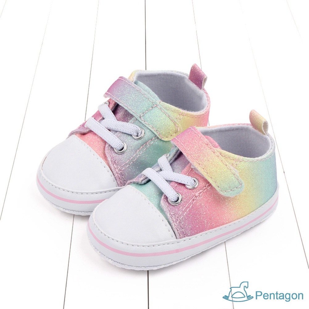 Giày Sọc Ca Rô Đế Mềm Cho Bé 0-18 Tháng Walkers