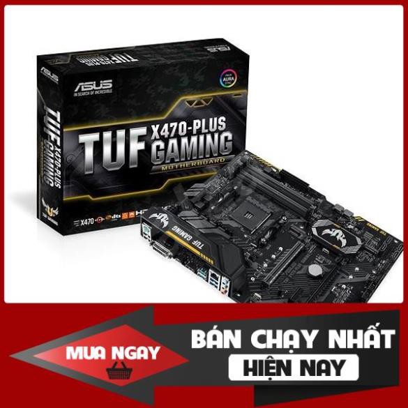 Mainboard ASUS TUF X470-Plus Gaming AM4 AMD X470 - Chính hãng 36 tháng