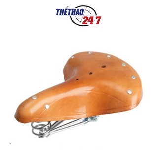 Yên Xe Đạp Thể Thao Da Bò Chống Sốc, Yên Siêu Êm Phụ Kiện Thể Thao Cao Cấp