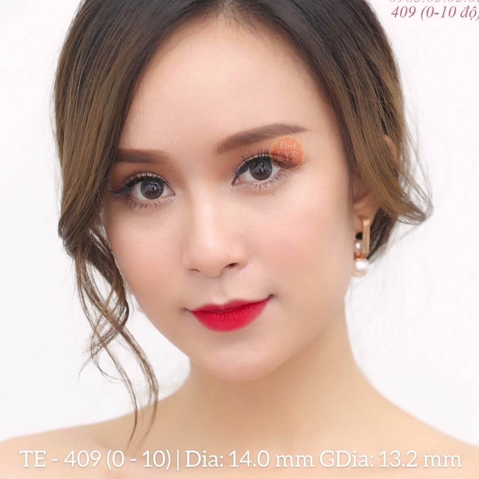 Kính Áp Tròng Tinteye Natural Gray TA - 409 Full 0 - 10 độ