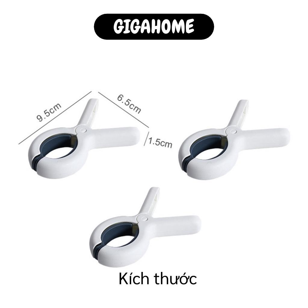 Combo 3 Kẹp Nhựa Bản To GIGAHOME Loại Nhỏ Phơi Quần Áo, Chăn Màn Siêu Chắc Chống Gió 10365