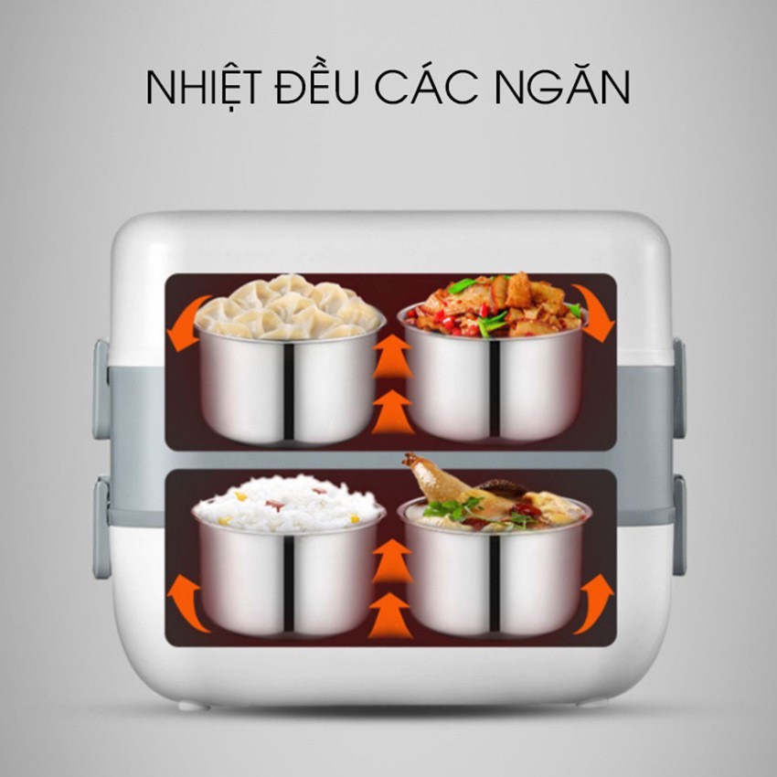 Hộp Đựng Cơm Cắm Điện , Hộp Đựng Cơm Văn Phòng , Nồi Cơm Điện Mini Văn Phòng , Hộp Cơm Cắm Điện 2 Tầng SIÊU TIỆN DỤNG.Ab