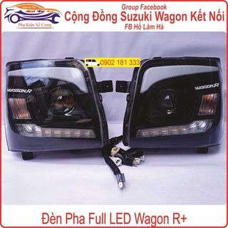 Đèn pha full bi led suzuki wagon r+