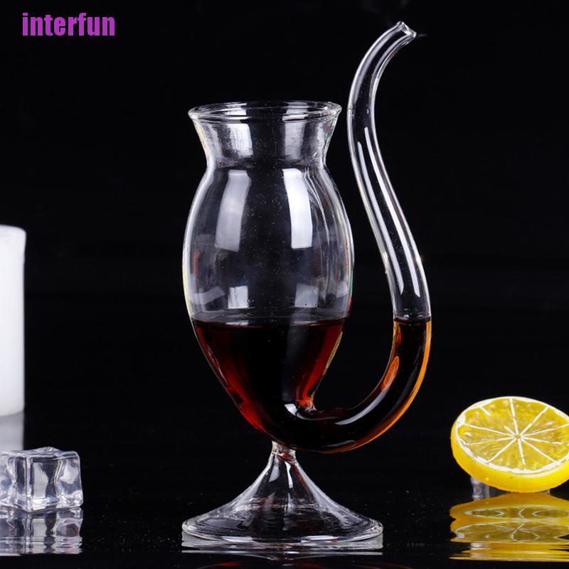 Ly Thủy Tinh Uống Rượu Whiskey Cách Nhiệt Có Tay Cầm