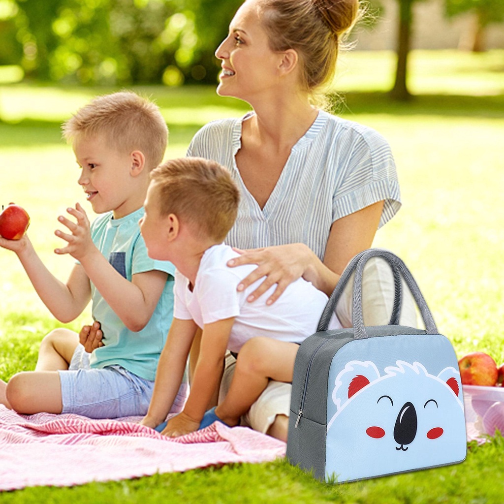 Túi Đựng Thức Ăn Trưa Họa Tiết Hoạt Hình Cho Người Lớn/Trẻ Em