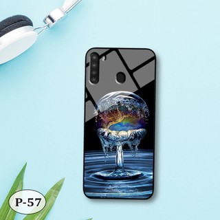 Ốp lưng kính Samsung A21- hình 3D