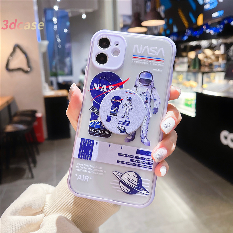 Hard Case Redmi 9 9C NFC 8 8A PRO 8A Dual 10X Redmi Note 9 8 7 7 PRO 7S Fashion Astronaut Cartoon Skin Feel Cover With holder