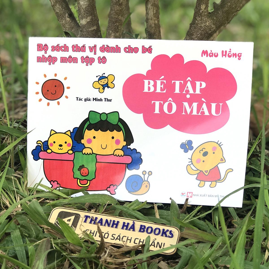 Sách - Bộ sách thú vị dành cho bé nhập môn tập tô: Bé Tập Tô Màu - Màu Hồng (2-6 tuổi)