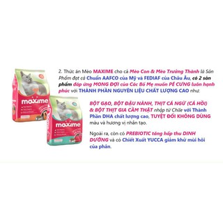 Thức Ăn Dành Cho Mèo Mọi Lứa Tuổi Maxime 400g