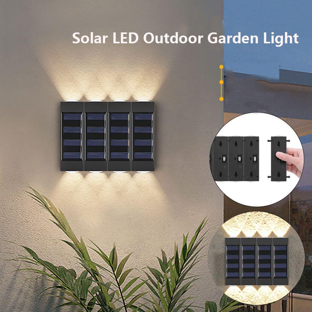CONOPERY Bộ 4 Đèn LED Năng Lượng Mặt Trời Trang Trí Sân Vườn