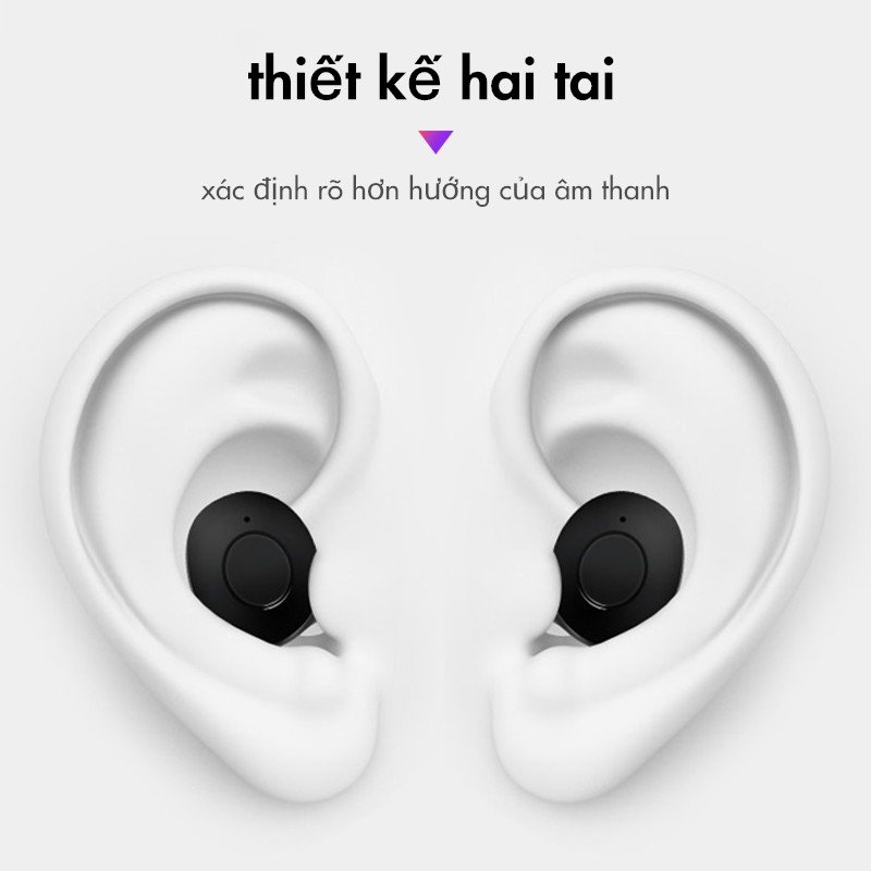 Máy trợ thính kỹ thuật số khuếch đại âm thanh cỡ nhỏ có thể sạc lại CIC