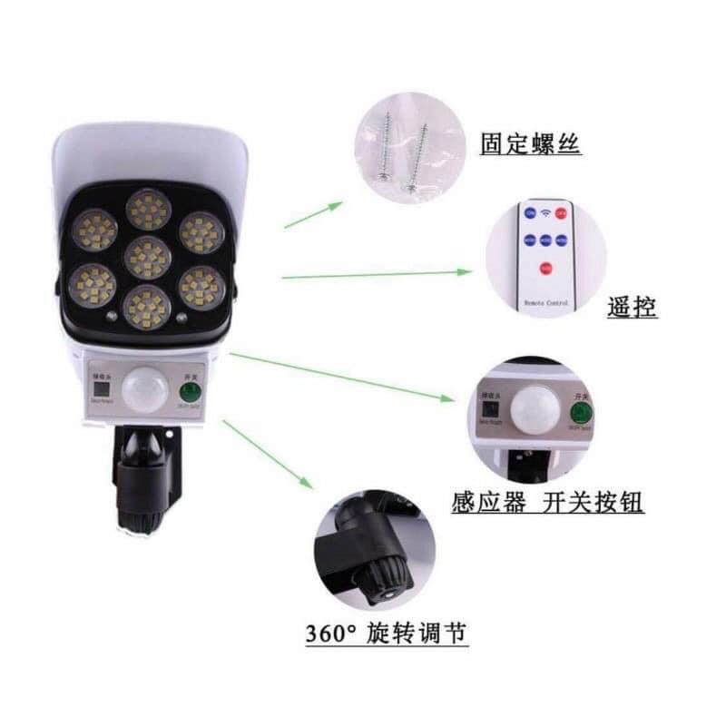 Đèn led năng lượng mặt trời 2178