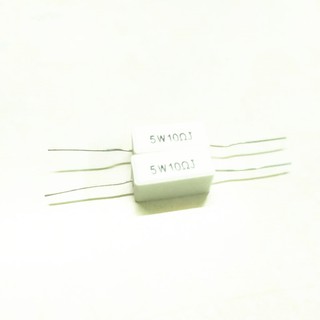 Điện trở sứ 5W10ohm 5 cái