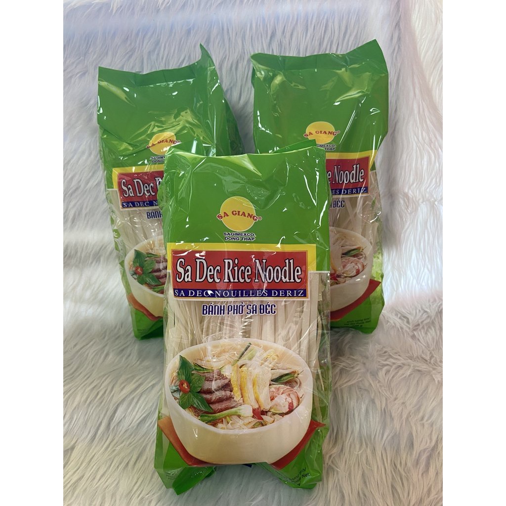 1GÓI [ 400Gr ] Bánh phở khô Sa Giang 400g, phở khô Sa Đéc chính gốc