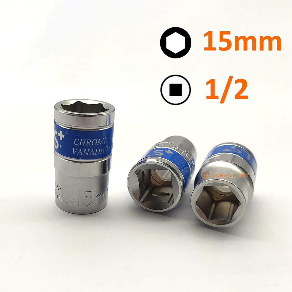 Đầu tuýp lục giác ngắn LS 12-32mm 1/2