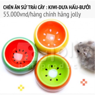 CHÉN SỨ HOA QUẢ CHO HAMSTER