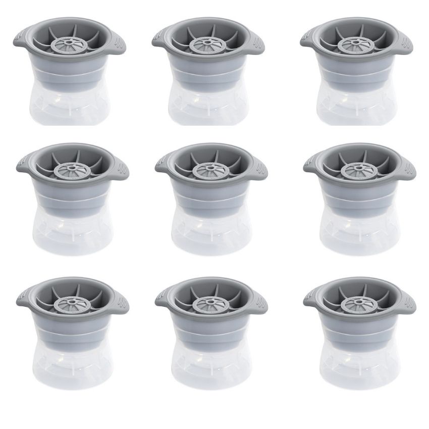 Khay đá khuôn làm đá viên silicone hình viên bi tròn 6cm an toàn tiện lợi cao cấp Galaxy Coffee có bán sỉ.