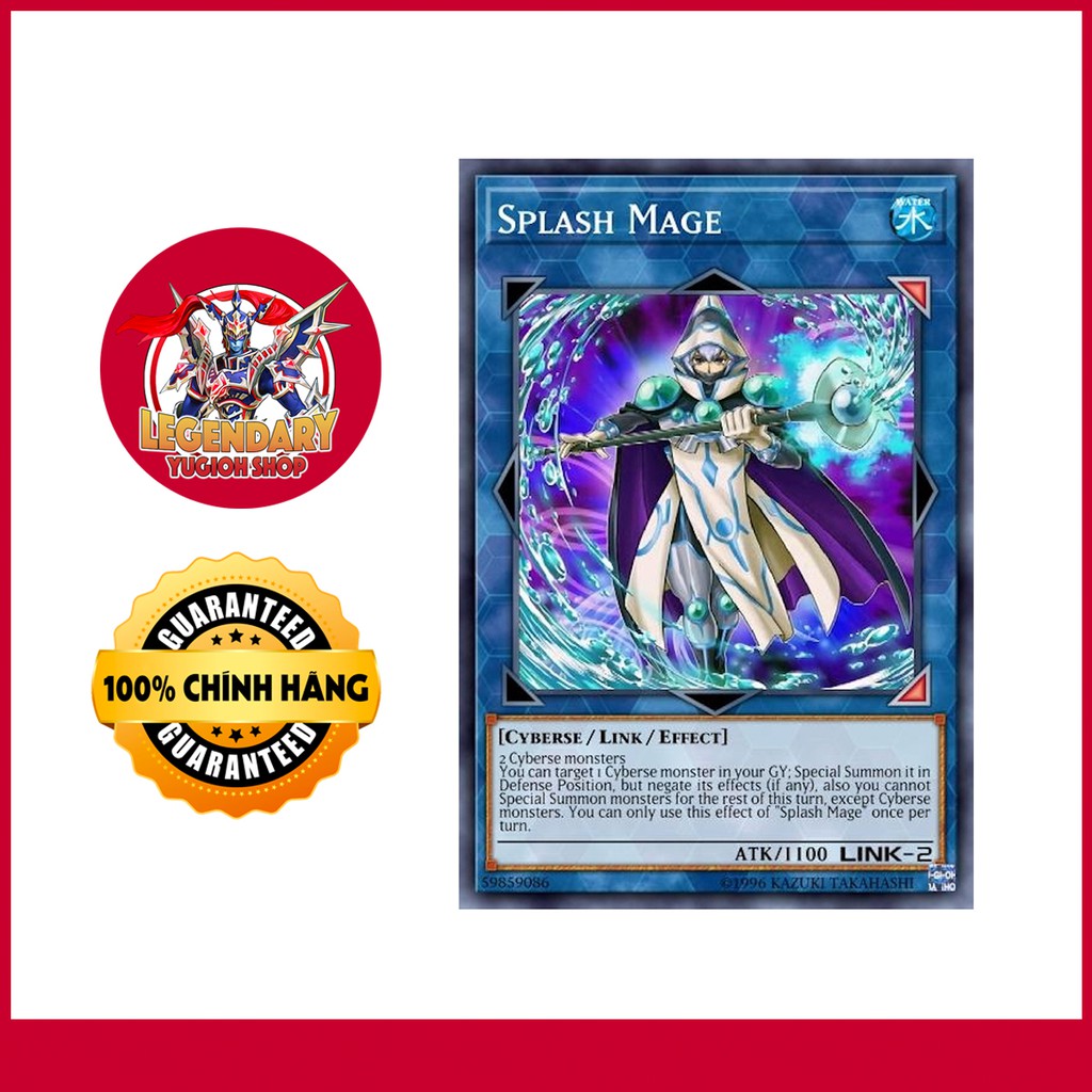 EN]Thẻ Bài Yugioh Chính Hãng] Splash Mage