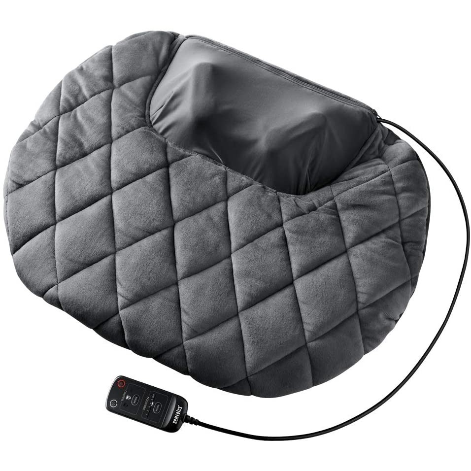Gối massage shiatsu kèm hồng ngoại vùng cổ vai gáy và lưng HoMedics SP-129HJA