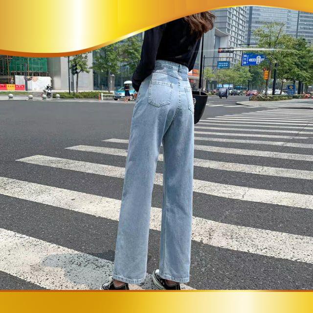 (Mới) Quần Jean Nữ Ống Suông Cao Cấp Kèm Ảnh Thật bigsize (giá sỉ)