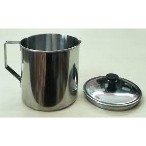 Ca Inox Nấu Rót Sáp Nến Trực Tiếp Trên Bếp 1.3L - Dụng cụ làm nến thơm, mỹ phẩm