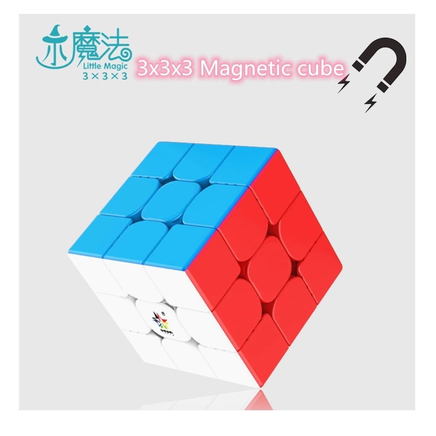 Rubik 3x3 Little Yuxin Nam châm từ tính Stickerless - Tốc độ siêu nhanh, bẻ góc cực tốt