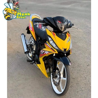 Ten rời xe winner GTR dán xe vàng