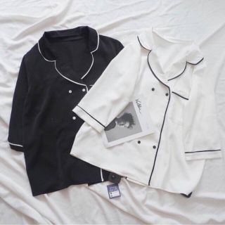 Áo sơ mi cổ viền ( ảnh thật)