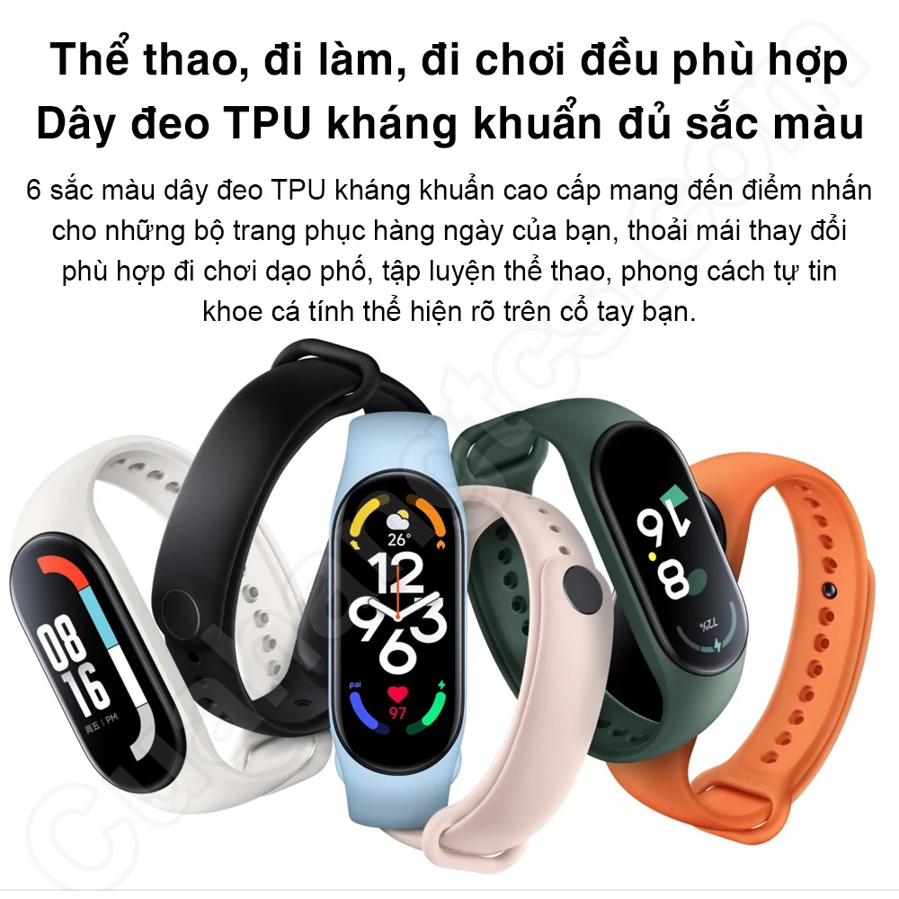 Vòng đeo tay thông minh Xiaomi Mi Band 7 BHR4951GL bản quốc tế Xiaomi Miband7