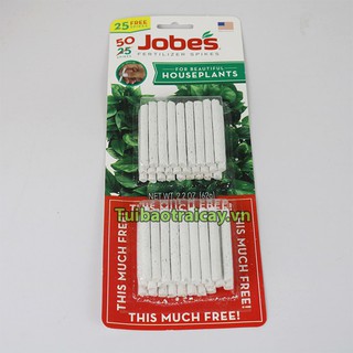 Phân que tan chậm jobes hàng mỹ vỉ 50 que - t148