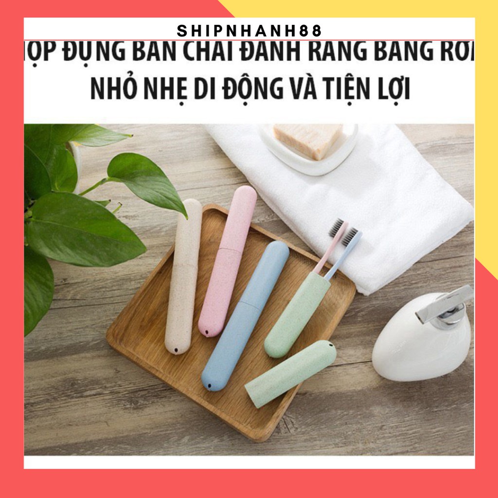 Hộp đựng bàn chải đánh răng du lịch bằng lứa mạch tiện dụng 88132 SHIPNHANH88