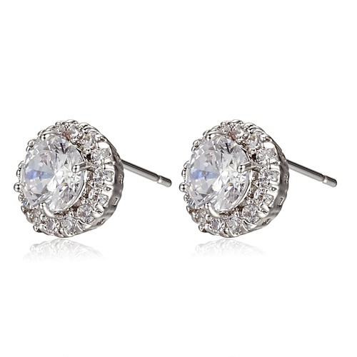 Đôi bông tai nữ đính đá sang trọng