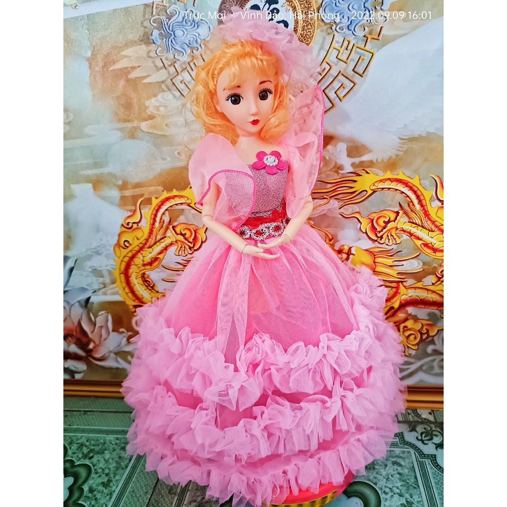 Búp Bê nàng tiên xinh đẹp 60cm có đèn 5D siêu đẹp tự di chuyển cao 60cm