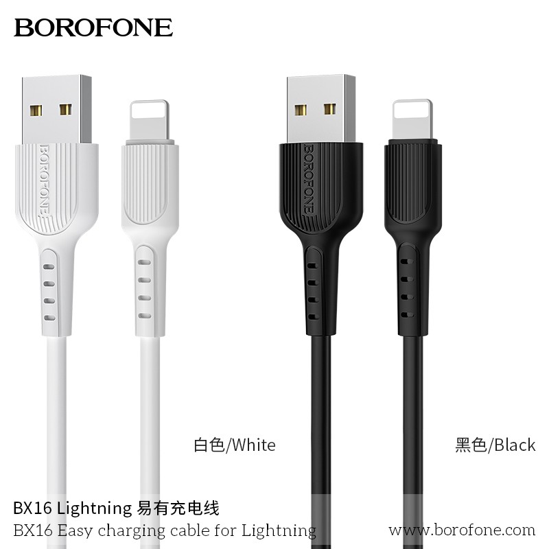 Cáp sạc Borofone BX16 iphone lightning chính hãng