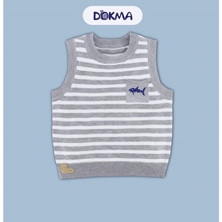 [Mã BMLT30 giảm đến 30K đơn 299K] DA762 Áo len gile cổ tròn DOKMA (6-24m)